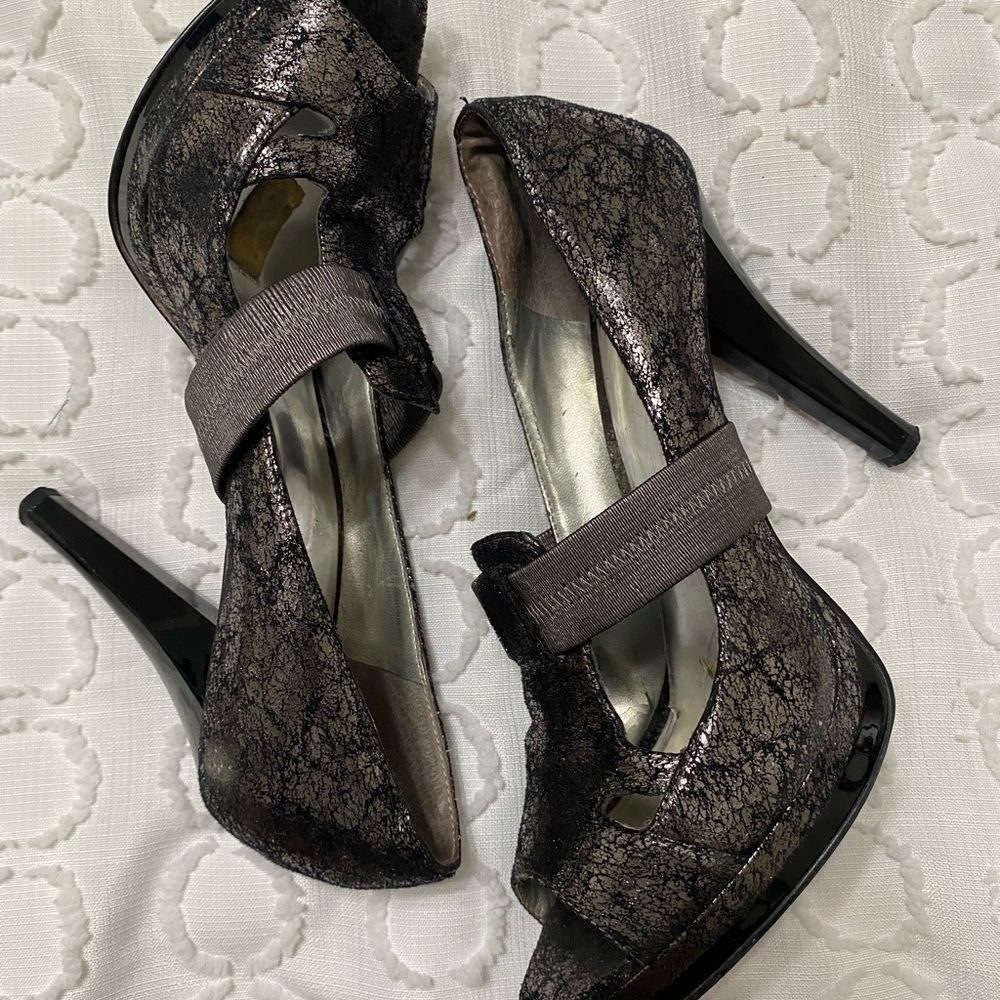 Carlos Santana platform pompous-Steele pumps size 8m